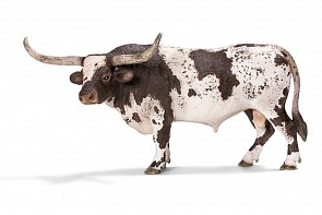 Фигурка – бык Техасский Лонгхорн, размер 16 х 7 х 7 см. (Schleich, 13721k)